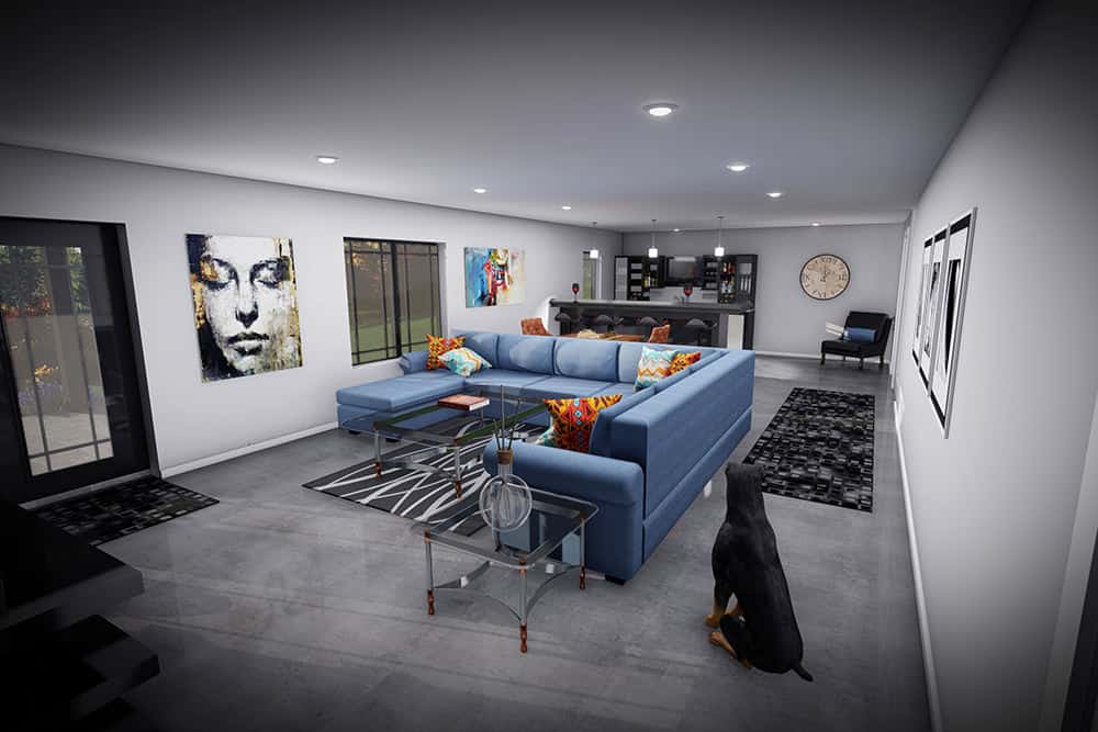 Family Room of this 5-Bedroom,2621 Sq Ft Plan -101-2084