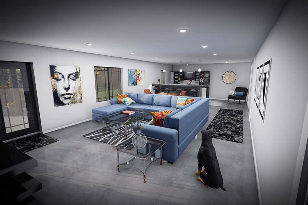 Family Room of this 5-Bedroom,2621 Sq Ft Plan -101-2086