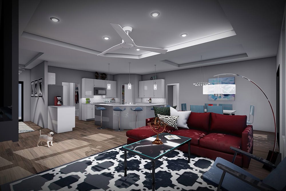 Great Room of this 5-Bedroom,2621 Sq Ft Plan -101-2088