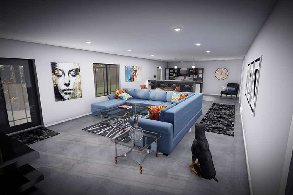 Family Room of this 5-Bedroom,2621 Sq Ft Plan -101-2088