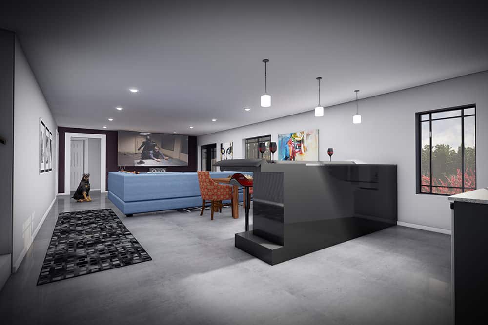 Wet Bar of this 5-Bedroom,2621 Sq Ft Plan -101-2088