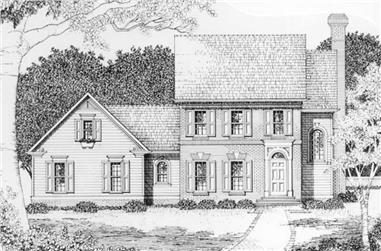 3-Bedroom, 1793 Sq Ft Southern Home Plan - 102-1035 - Main Exterior
