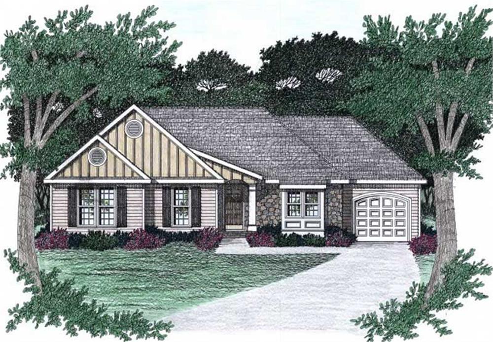 Main image for house plan # 2200