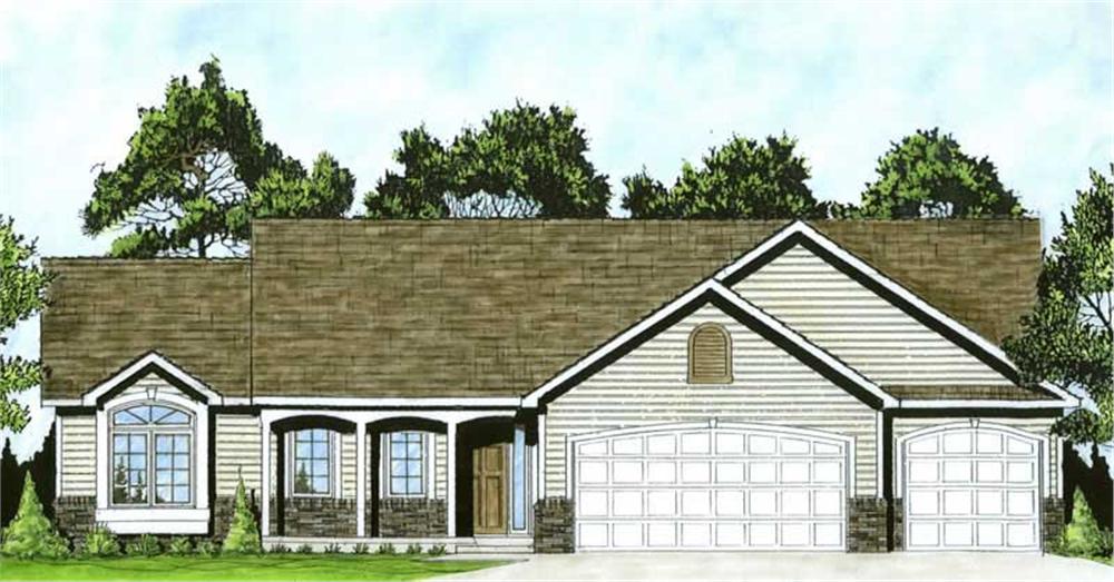 Main image for house plan # 16604
