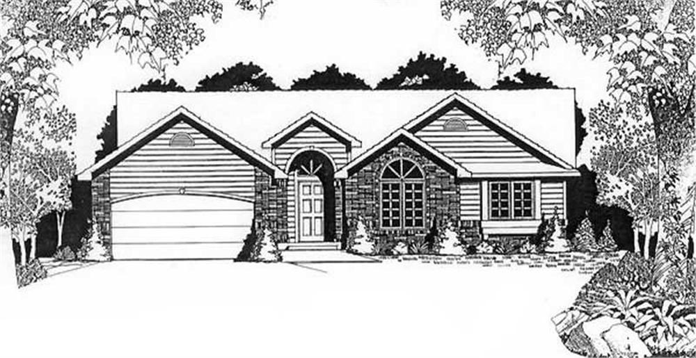 Main image for house plan # 16599