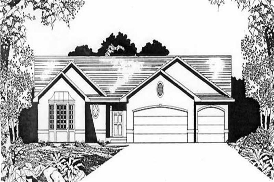 Main image for house plan # 16596