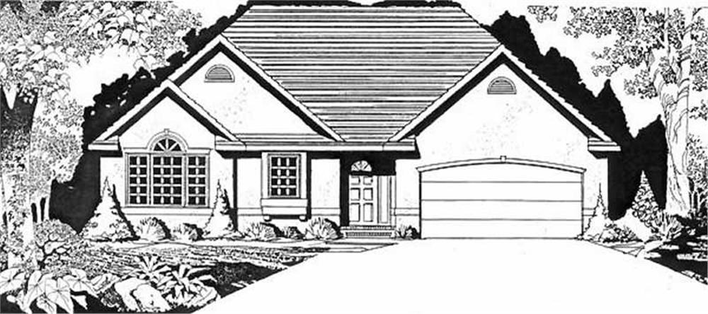 Main image for house plan # 16608