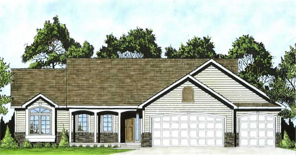 Main image for house plan # 16576