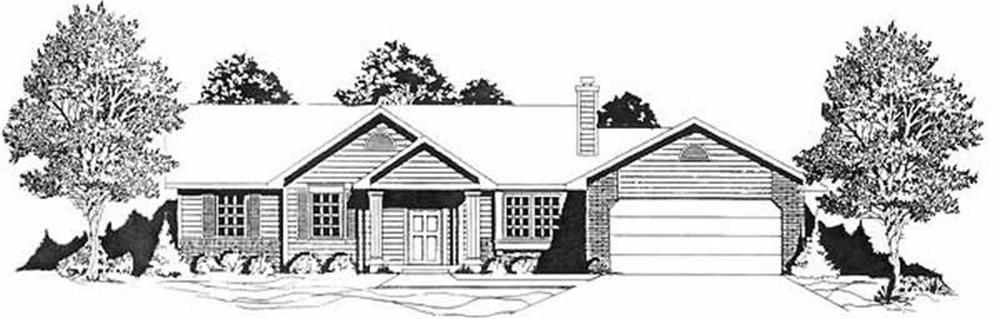 Main image for house plan # 16498