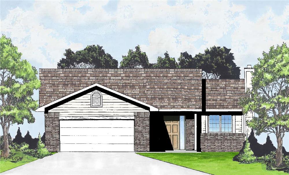 Main image for house plan # 16502