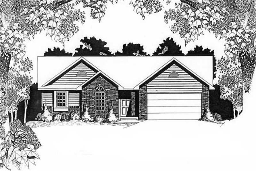 Main image for house plan # 16520