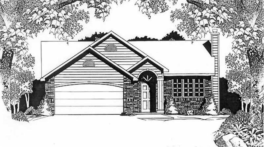 Main image for house plan # 16509