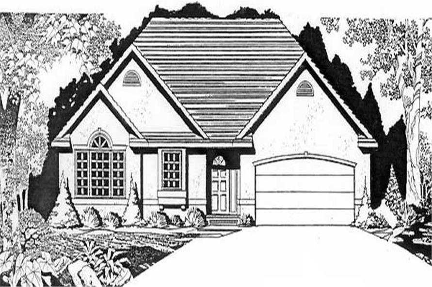 Main image for house plan # 16542