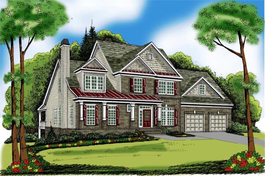 Main image for house plan # 17041