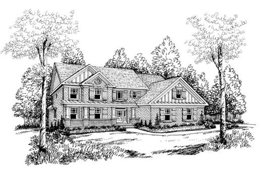 House Plan AG-Nalley Front Elevation