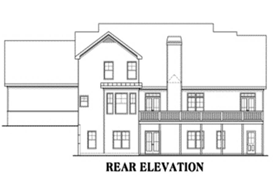 House Plan Kingston Rear Elevation