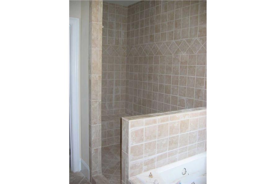 104-1090: Home Interior Photograph-Master Bathroom: Shower