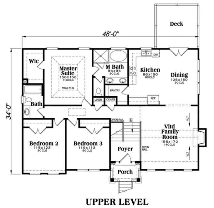 Small Home With 3 Bdrms 1678 Sq Ft House Plan 104 1095