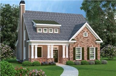 4-Bedroom, 2021 Sq Ft Southern Home Plan - 104-1100 - Main Exterior