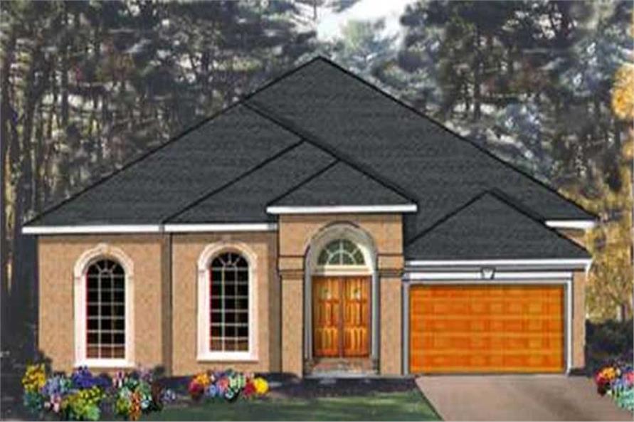 Main image for house plan # 9877
