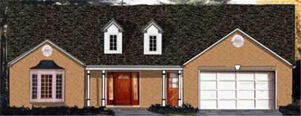 Main image for house plan # 9813