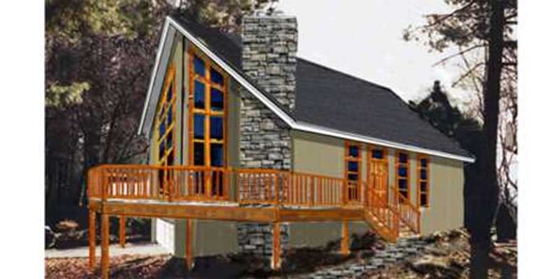 Main image for house plan # 9766