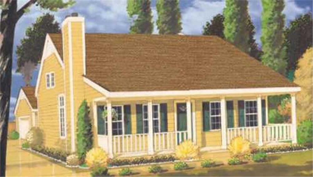 Main image for house plan # 9826
