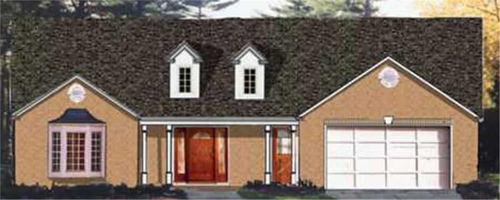 Main image for house plan # 9891