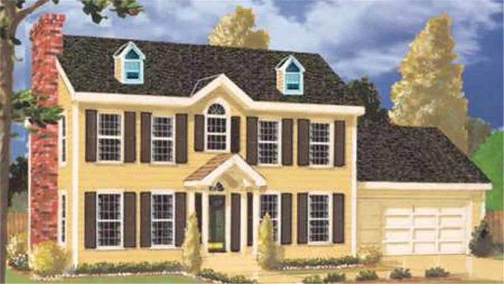 Main image for house plan # 9858