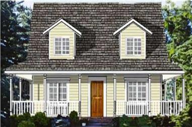 4-Bedroom, 1863 Sq Ft Country House Plan - 105-1064 - Front Exterior