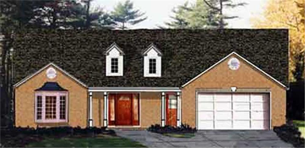 Main image for house plan # 9886