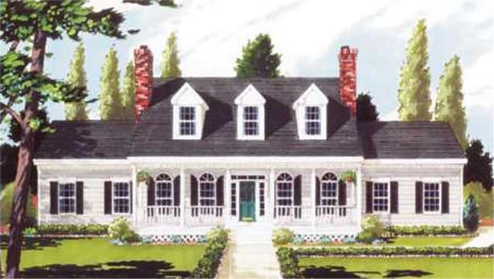 Main image for house plan # 9800
