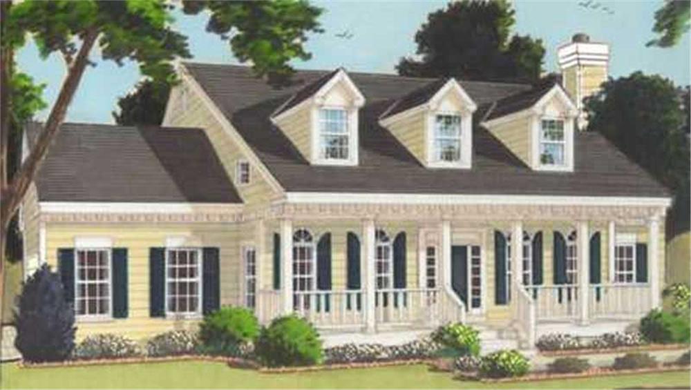 Main image for house plan # 9879
