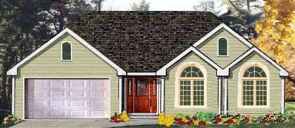 Main image for house plan # 9888
