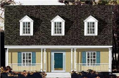 4-Bedroom, 1846 Sq Ft Country Home Plan - 105-1091 - Main Exterior