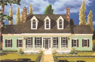 5-Bedroom, 2099 Sq Ft Country Home Plan - 105-1113 - Main Exterior