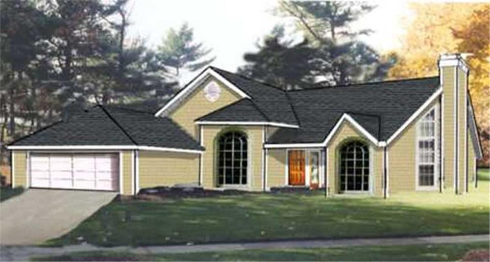 Main image for house plan # 9895
