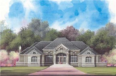3-Bedroom, 4238 Sq Ft Contemporary Home Plan - 106-1023 - Main Exterior