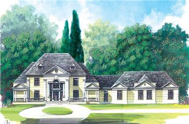 4-Bedroom, 4406 Sq Ft Colonial House Plan - 106-1062 - Front Exterior