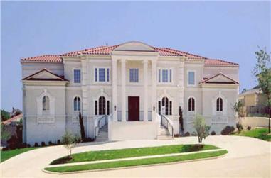 4-Bedroom, 6076 Sq Ft California Style Home Plan - 106-1155 - Main Exterior