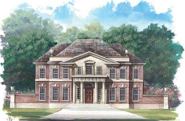 5-Bedroom, 3272 Sq Ft Colonial House Plan - 106-1162 - Front Exterior