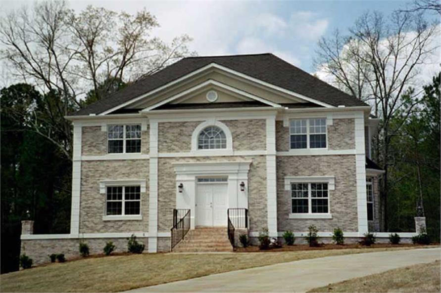 Front View of this 4-Bedroom, 2663 Sq Ft Plan - 106-1183
