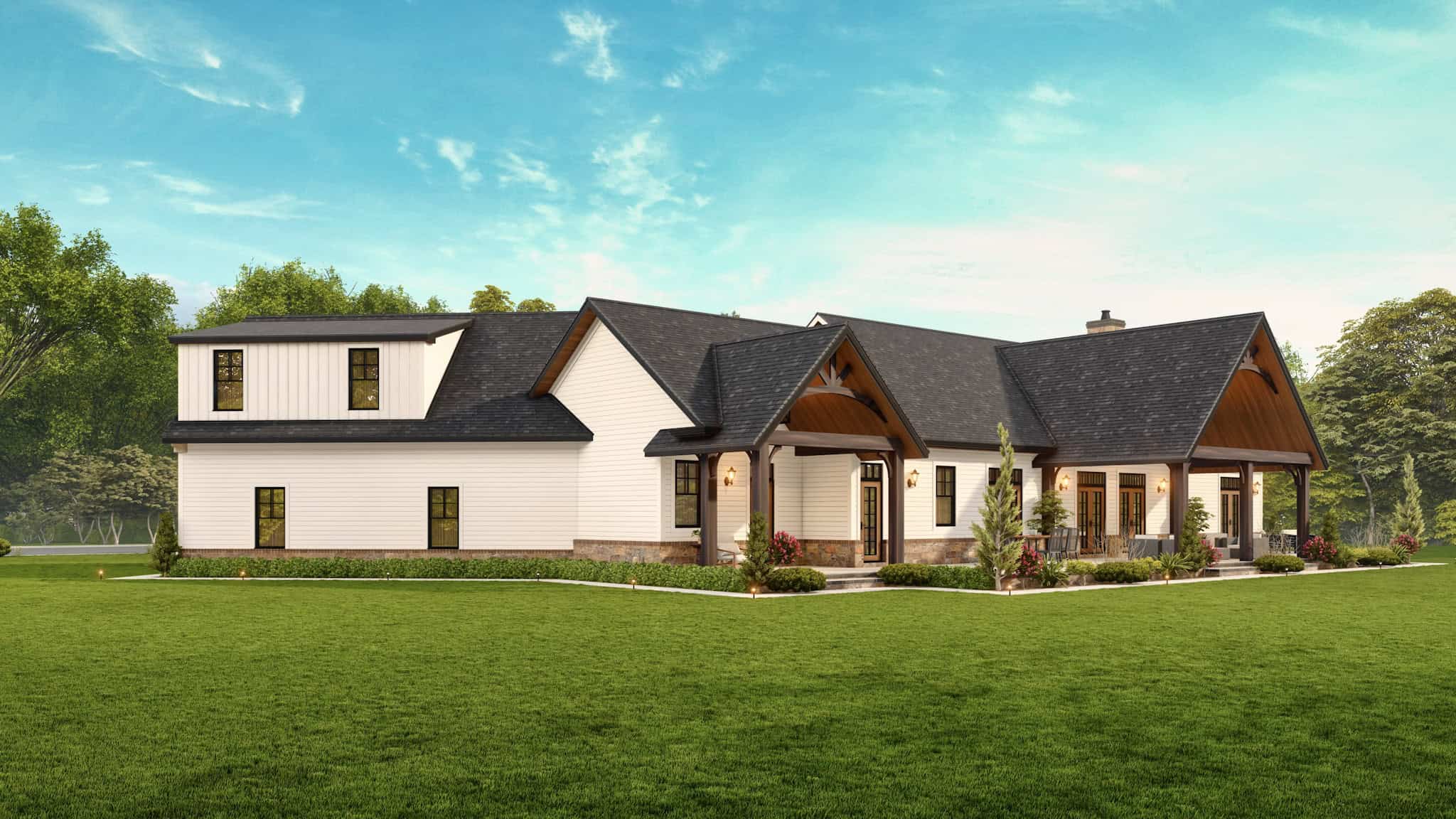 Right Side View of this 3-Bedroom,2531 Sq Ft Plan -106-1283