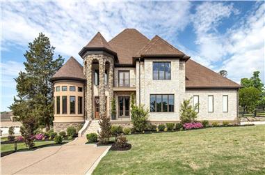 4-Bedroom, 3308 Sq Ft European Home Plan - 106-1289 - Main Exterior