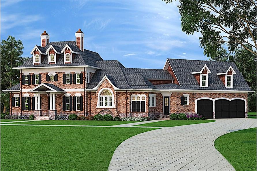 4-Bedroom, 3041 Sq Ft Colonial House - Plan #106-1290 - Front Exterior