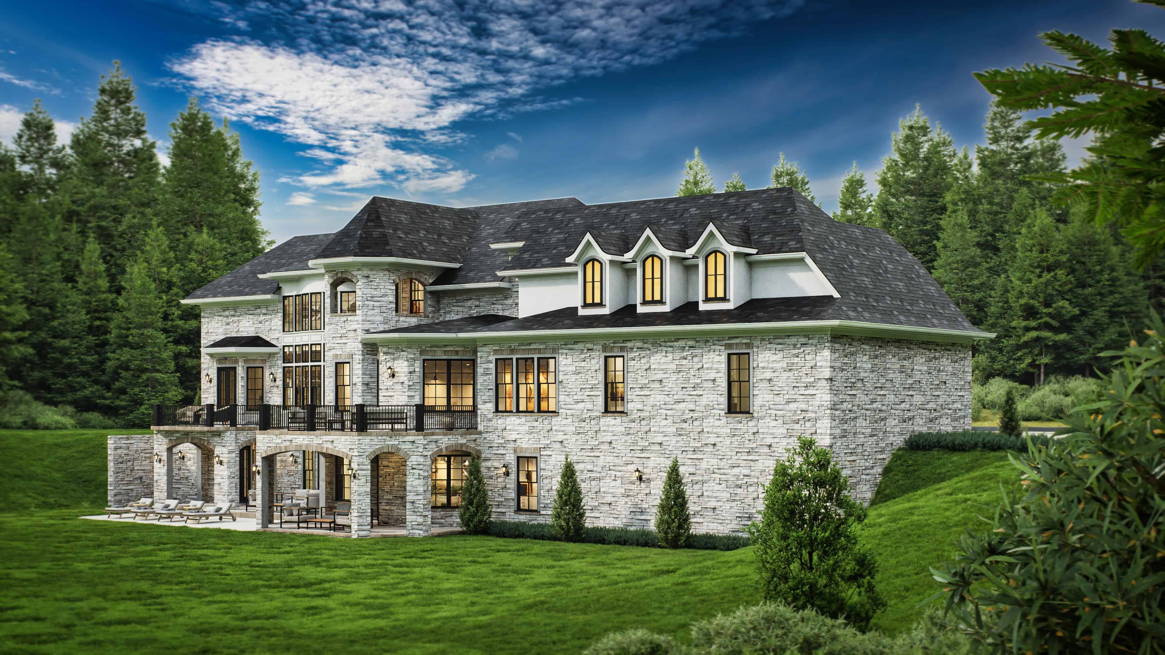 Right Side View of this 4-Bedroom,4770 Sq Ft Plan -106-1294