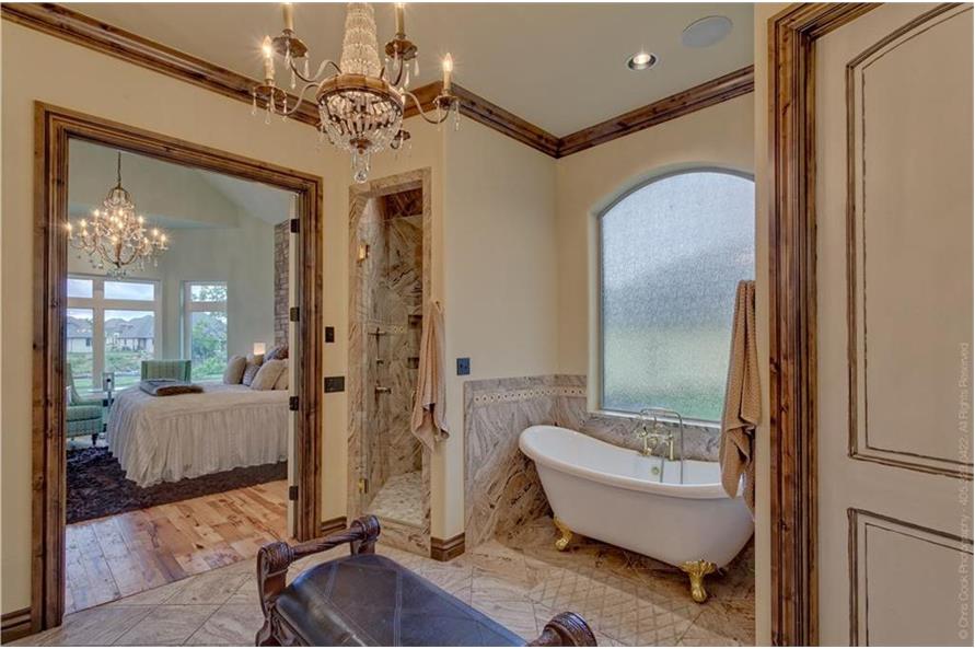 Master Bathroom of this 4-Bedroom,4458 Sq Ft Plan -4458