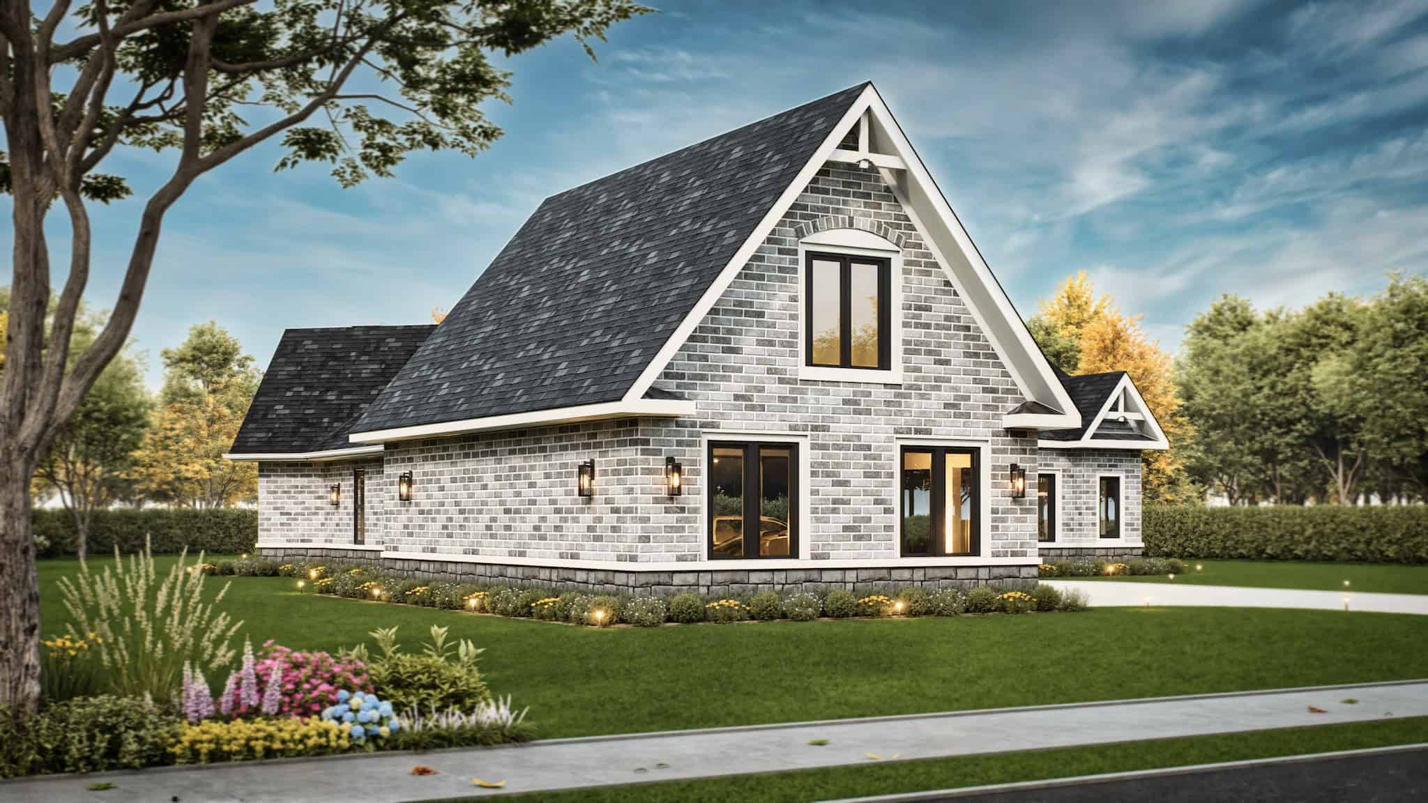 Front View of this 3-Bedroom,2474 Sq Ft Plan -106-1321
