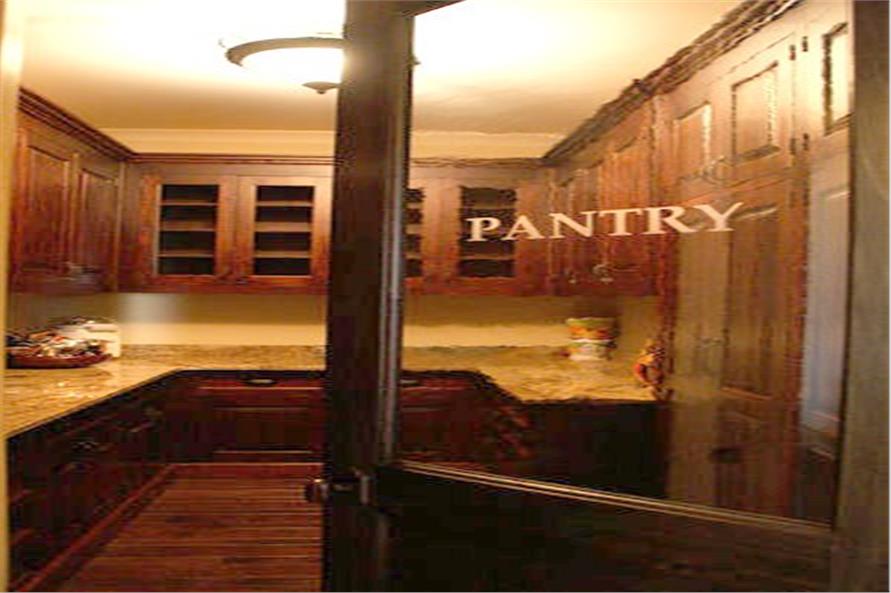 106-1325: Home Interior Photograph-Kitchen: Pantry