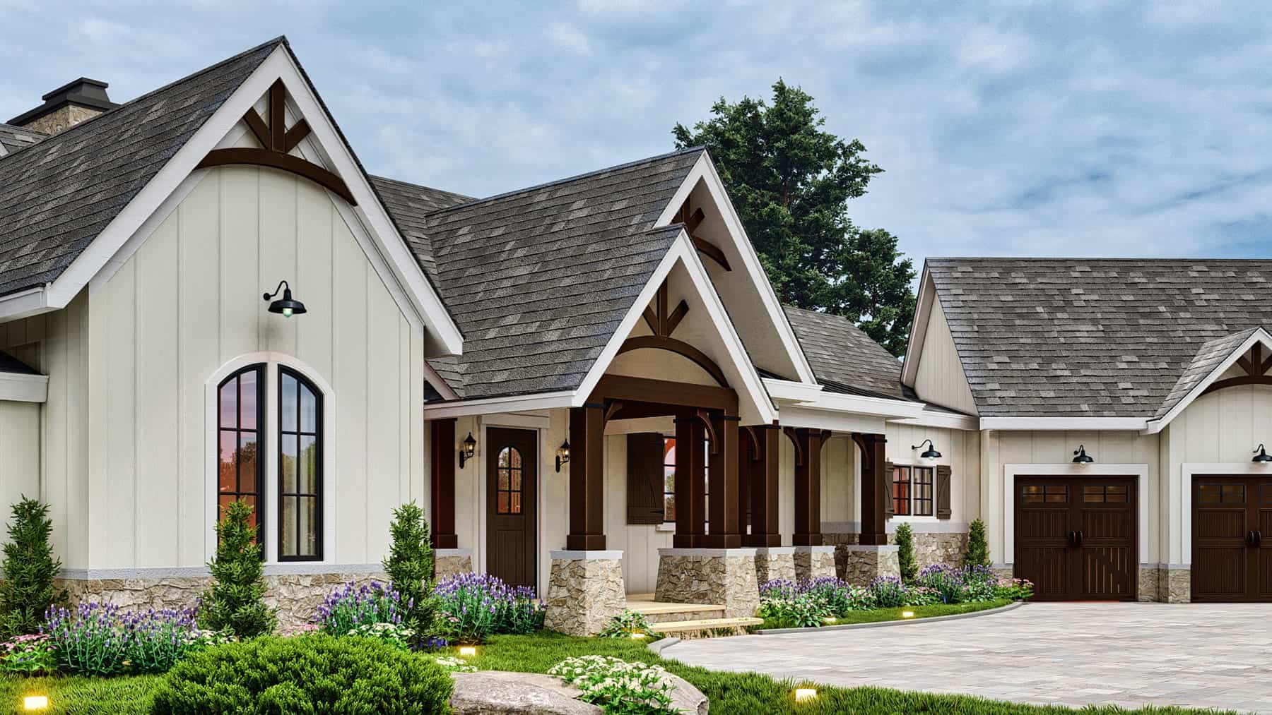 Front View of this 3-Bedroom,2537 Sq Ft Plan -106-1336
